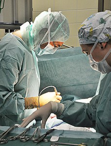 Meist wird ein Hirn-Tumor durch den Neurochirurgen operiert